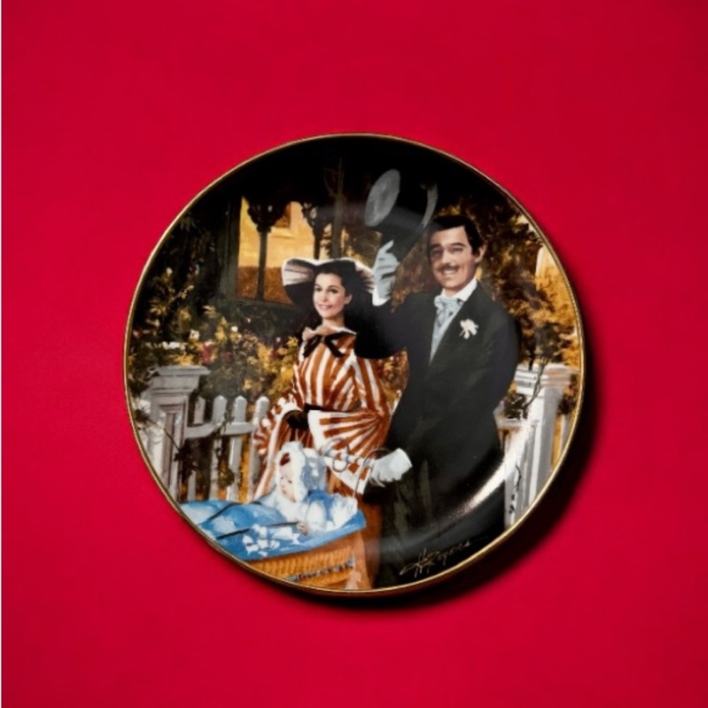 Gone With The Wind “Strolling In Atlanta” Golden Anniversary Series Plate